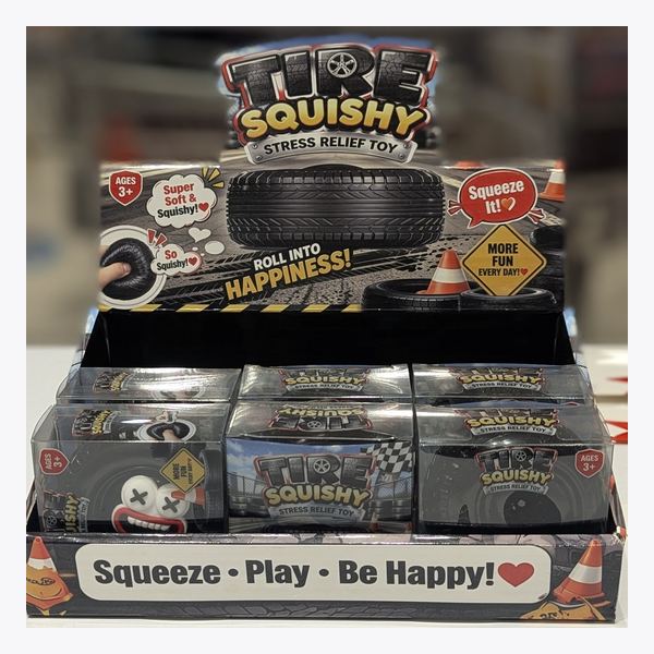 Gniotki Tire Squishy w kształcie opony samochodowej