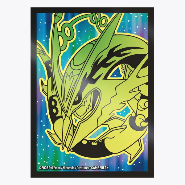 Koszulki na karty z Mega Rayquazą z Elite Trainer Box Delta Reign